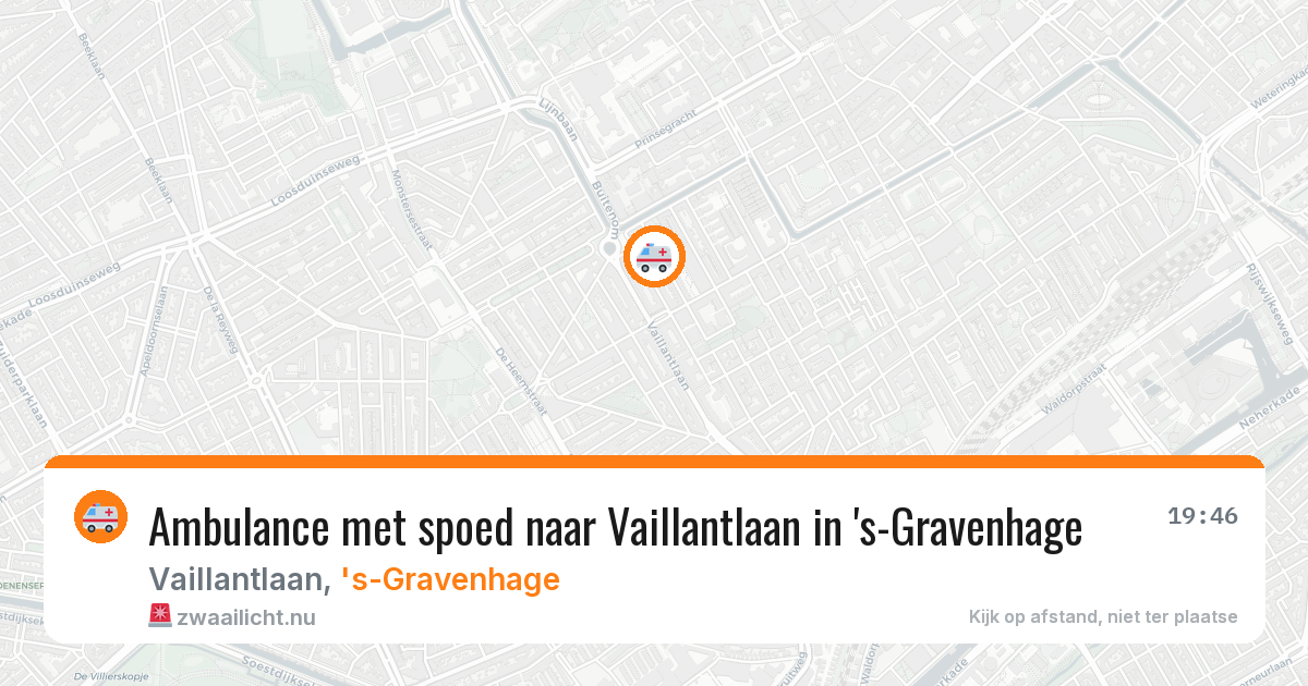 Ambulance met spoed naar Vaillantlaan in 's-Gravenhage — 25 jan 2026
