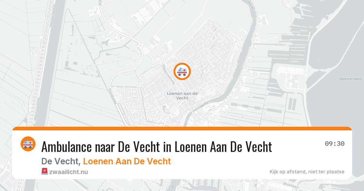 Ambulance naar De Vecht in Loenen Aan De Vecht — 20 jul 2026