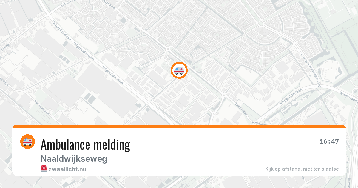 Ambulance melding — 1 jun 2026