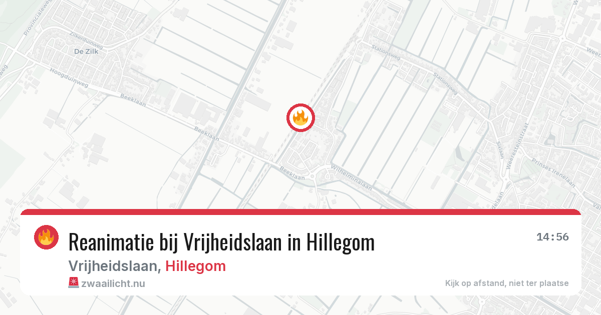 Reanimatie bij Vrijheidslaan in Hillegom — 3 feb 2026
