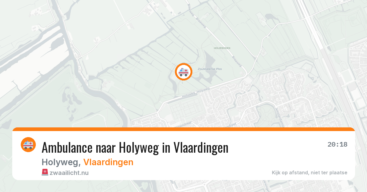 Ambulance naar Holyweg in Vlaardingen — 10 jul 2026