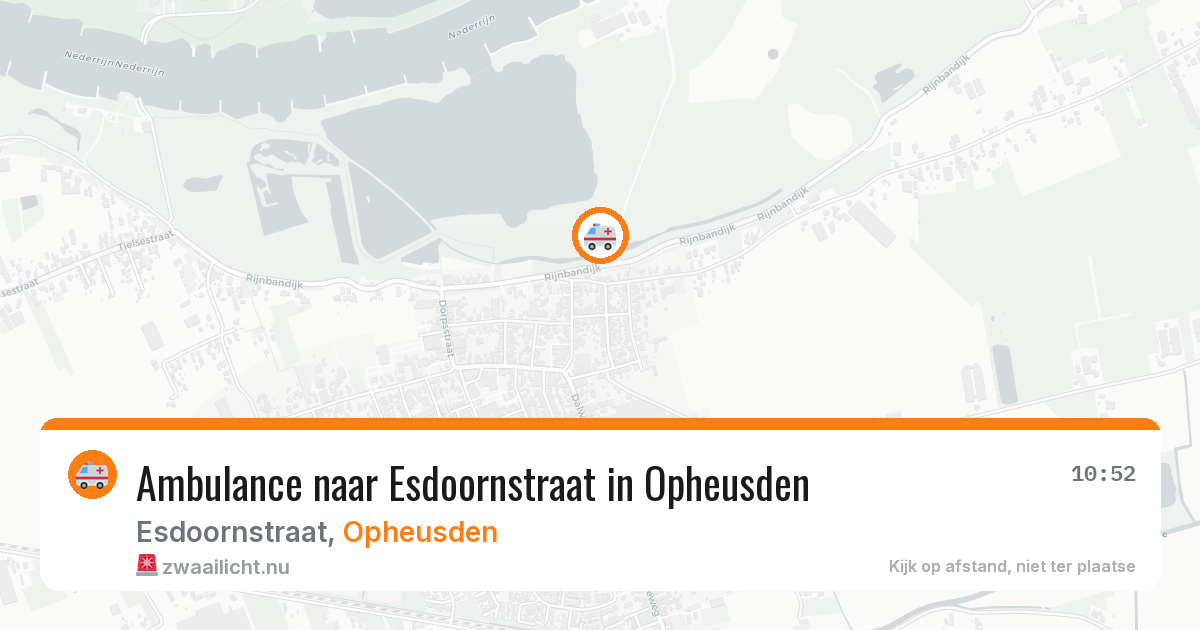 Ambulance naar Esdoornstraat in Opheusden — 13 feb 2026