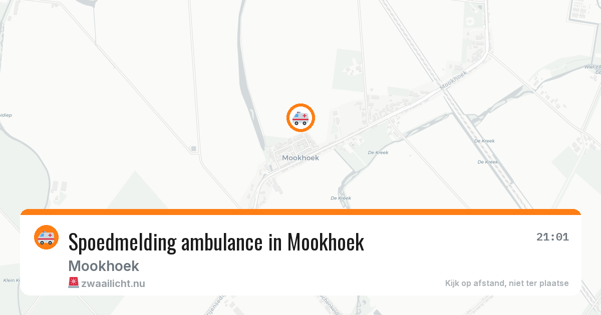 Spoedmelding ambulance in Mookhoek — 17 feb 2026