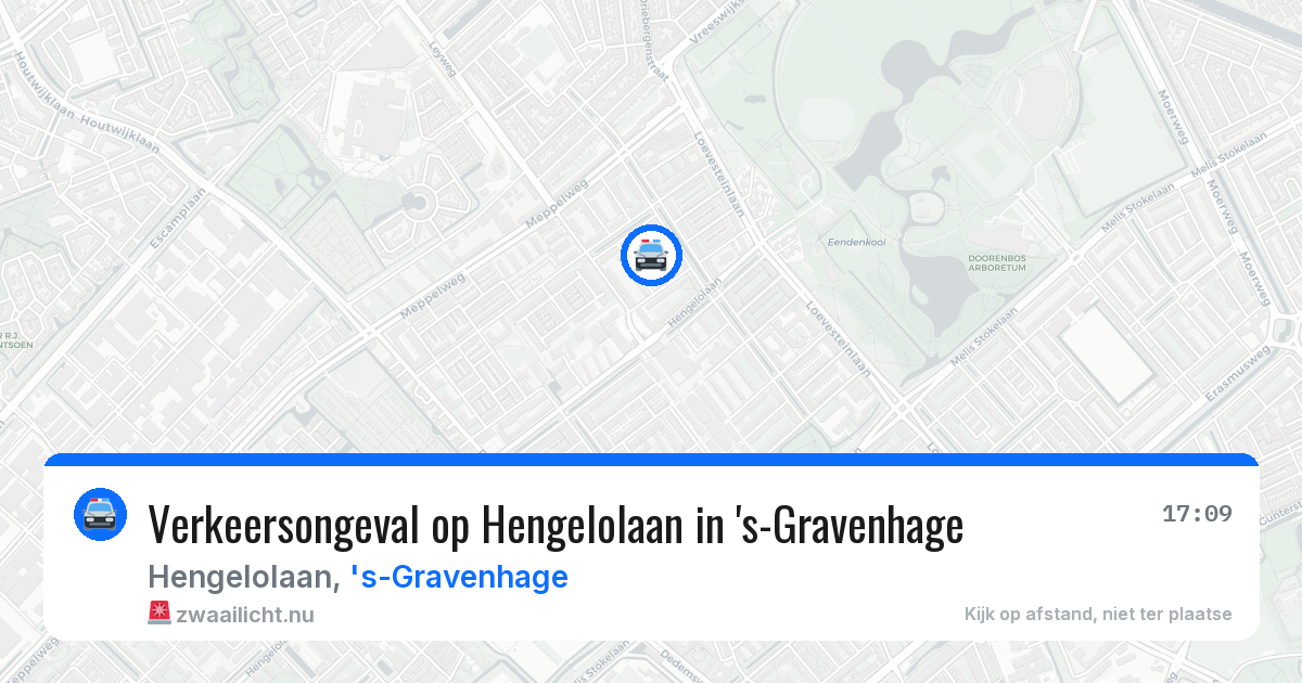 Verkeersongeval op Hengelolaan in 's-Gravenhage — 22 jul 2026