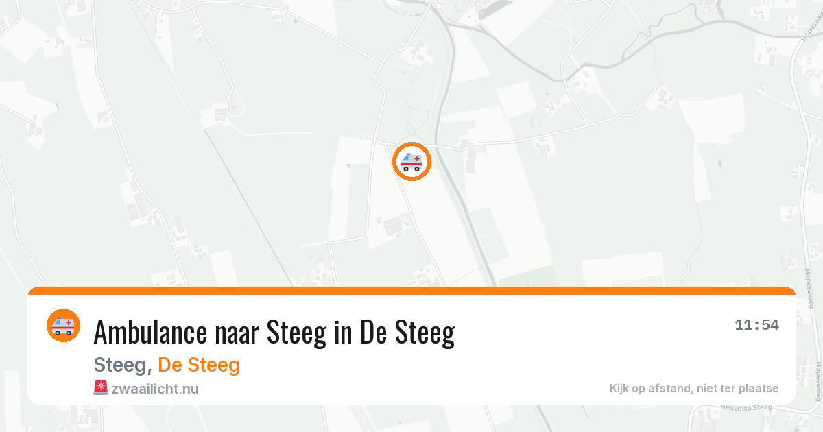 Ambulance naar Steeg in De Steeg — 28 jun 2026