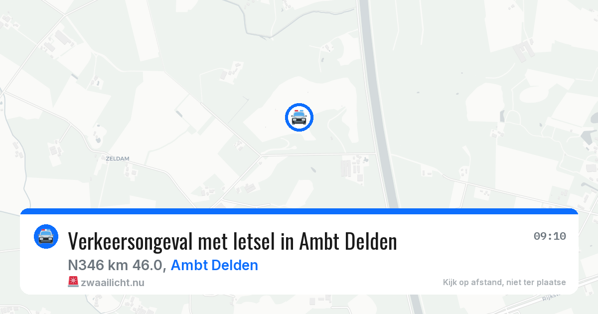 Verkeersongeval met letsel in Ambt Delden — 16 apr 2026