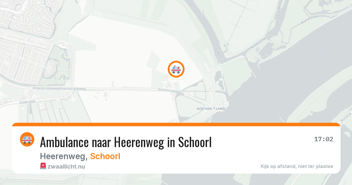 Ambulance naar Heerenweg in Schoorl — 8 jul 2026