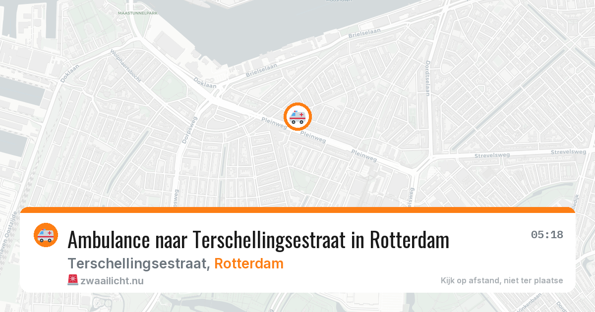 Ambulance naar Terschellingsestraat in Rotterdam — 21 jul 2026