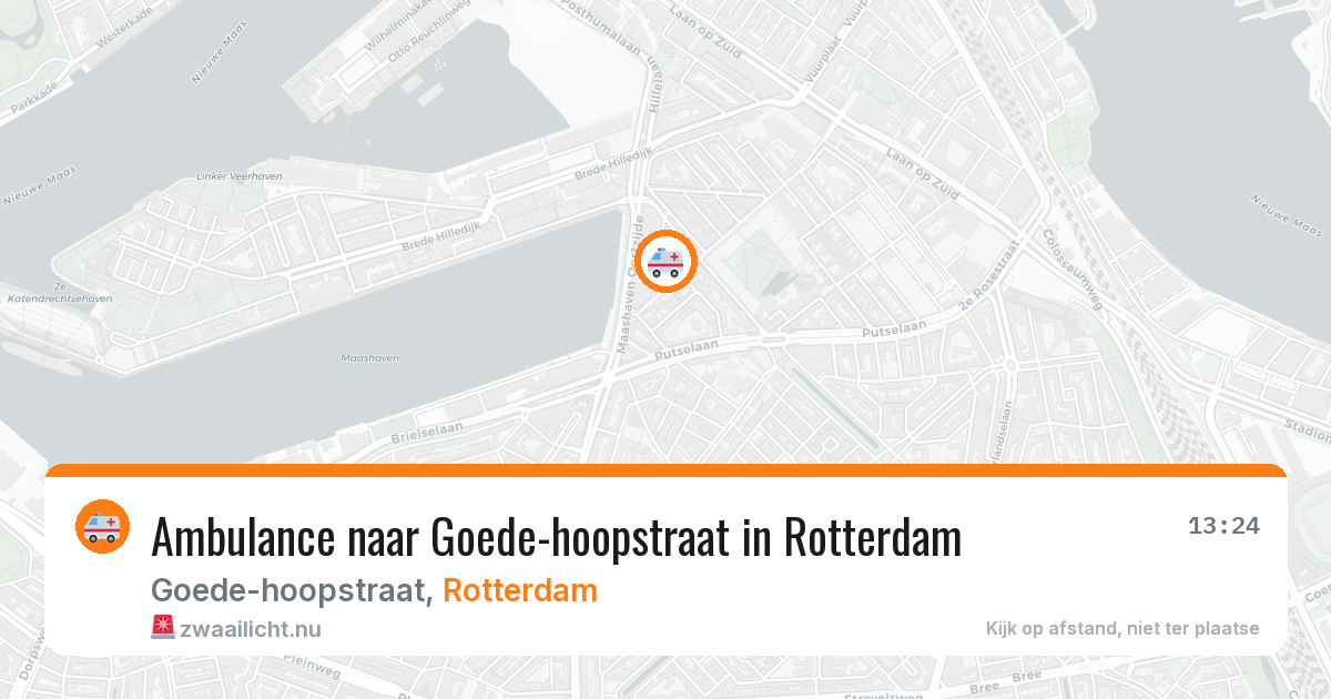 Ambulance naar Goede-hoopstraat in Rotterdam — 19 jul 2026