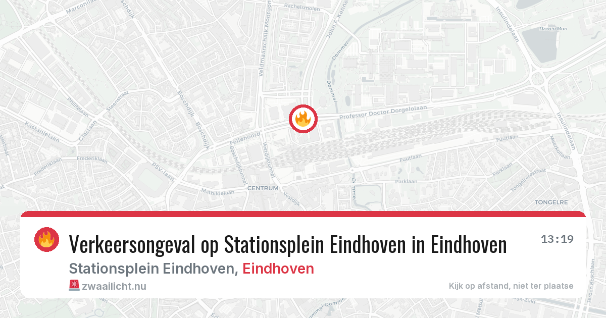 Verkeersongeval op Stationsplein Eindhoven in Eindhoven — 23 mei 2026