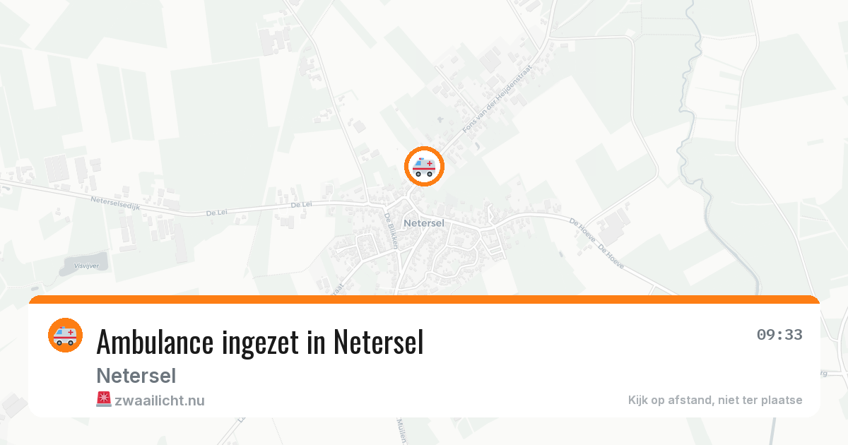 Ambulance ingezet in Netersel — 26 jun 2026