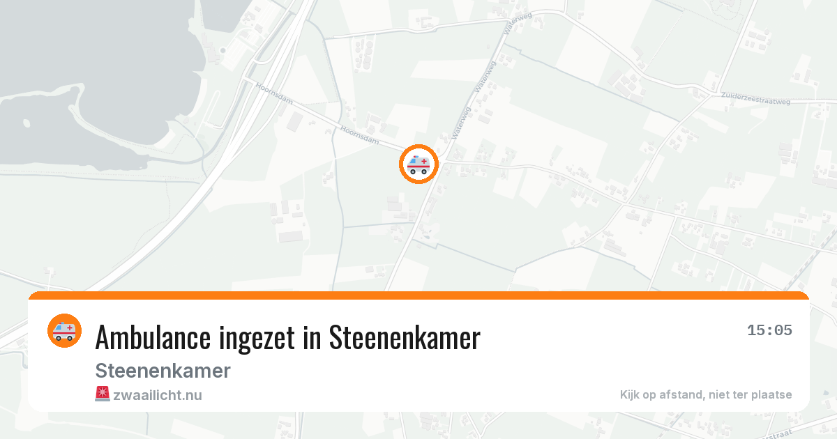 Ambulance ingezet in Steenenkamer — 19 jun 2026