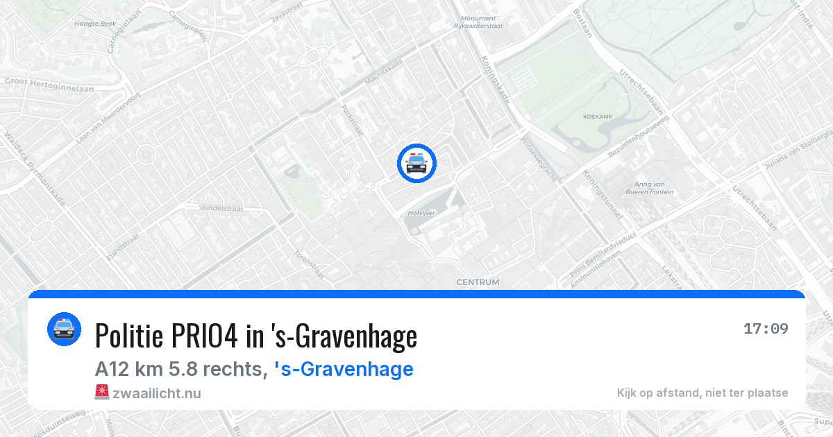 Politie PRIO4 in 's-Gravenhage — 3 jun 2026 | 🚨 Zwaailicht.nu