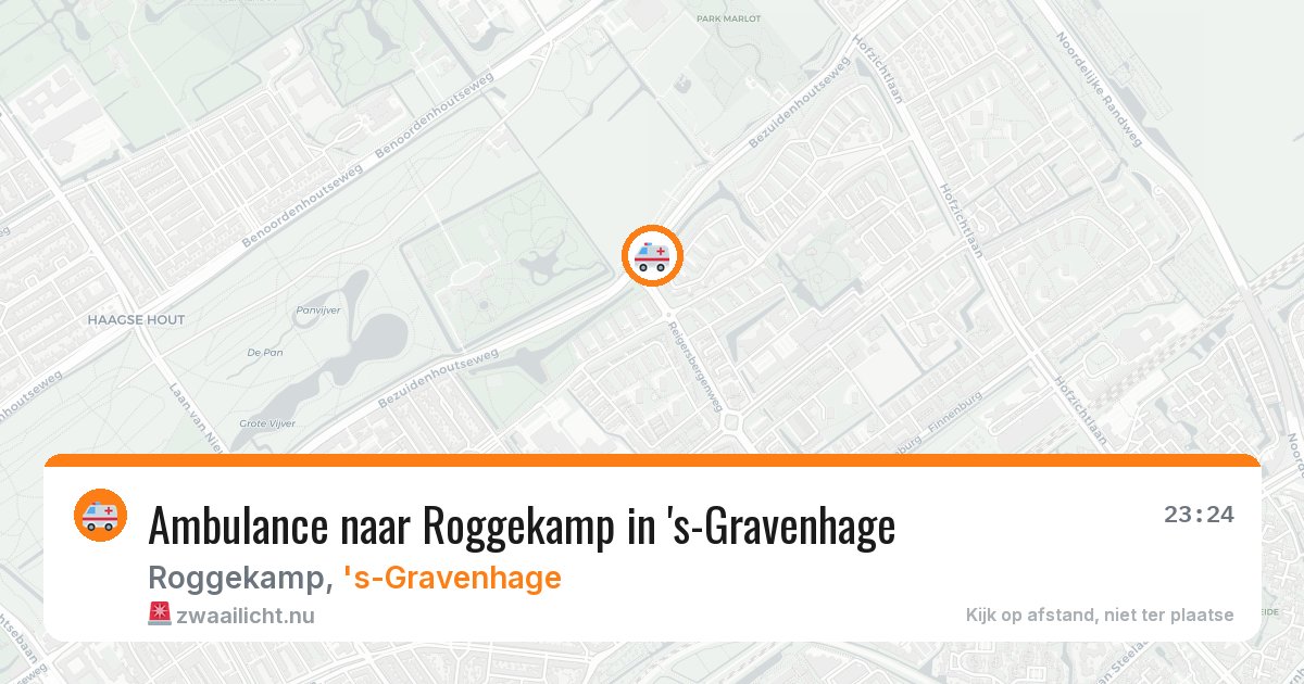 Ambulance naar Roggekamp in 's-Gravenhage — 2 jun 2026