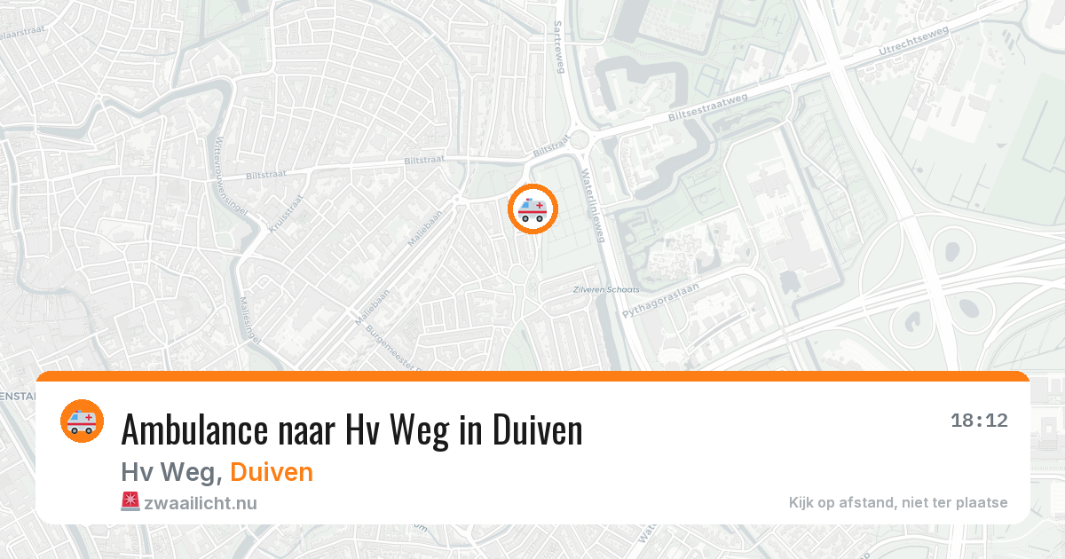 Ambulance naar Hv Weg in Duiven — 19 jun 2026
