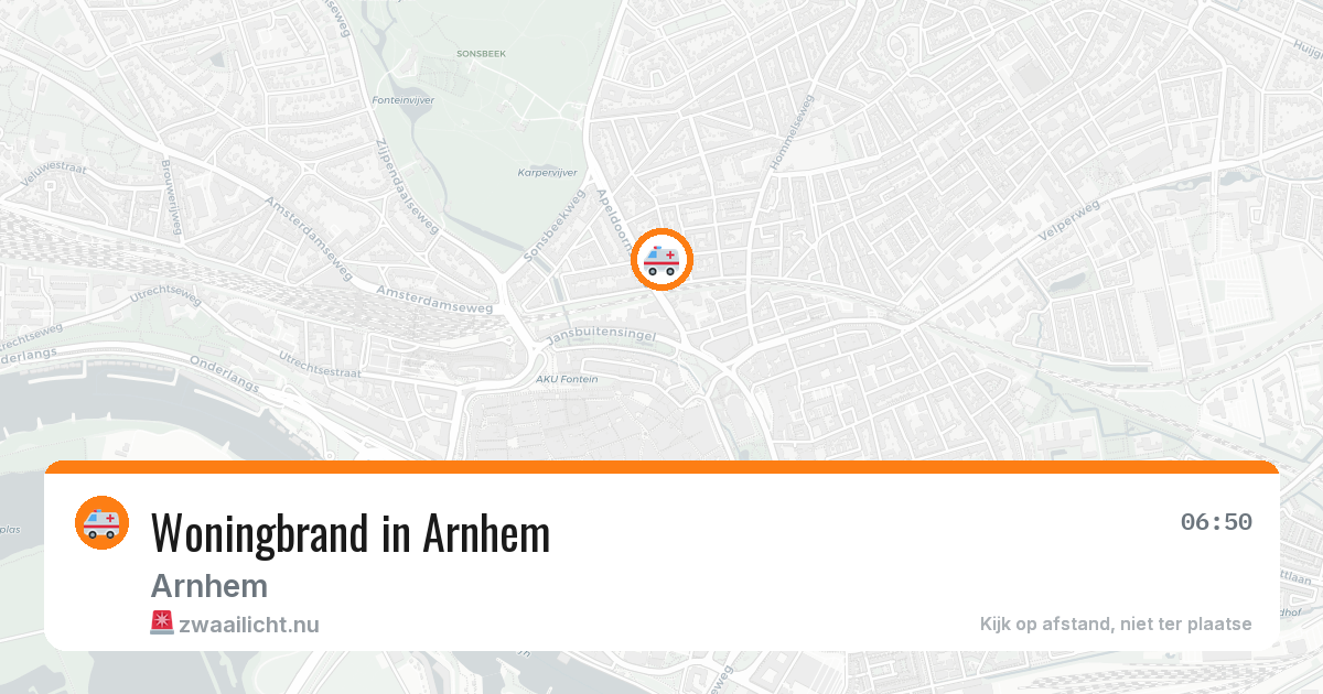 Woningbrand in Arnhem — 3 jun 2026