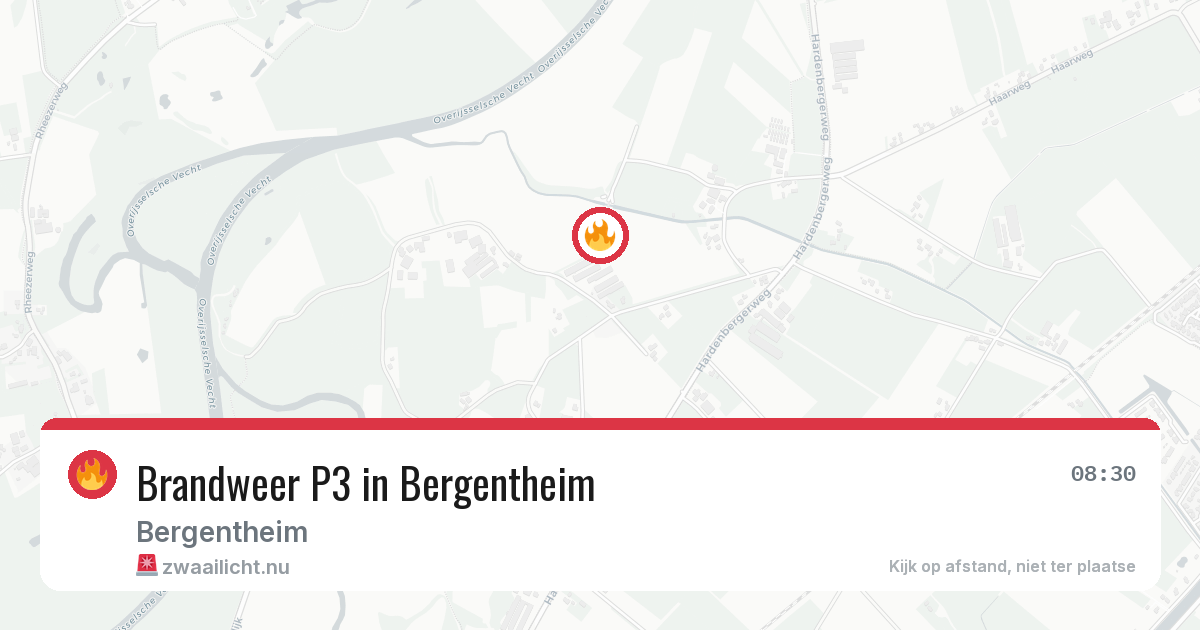 Brandweer P3 in Bergentheim — 4 feb 2026 | 🚨 Zwaailicht.nu