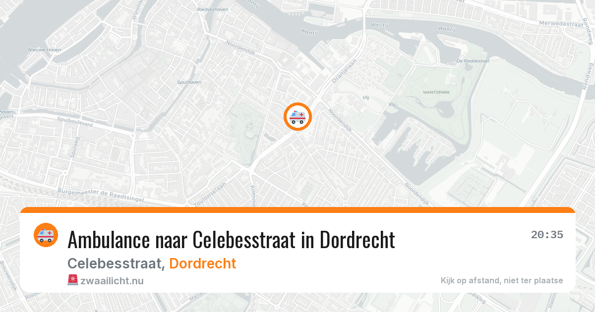 Ambulance naar Celebesstraat in Dordrecht — 21 jul 2026