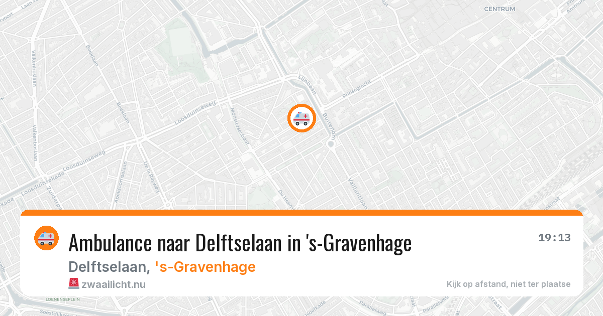 Ambulance naar Delftselaan in 's-Gravenhage — 6 jun 2026