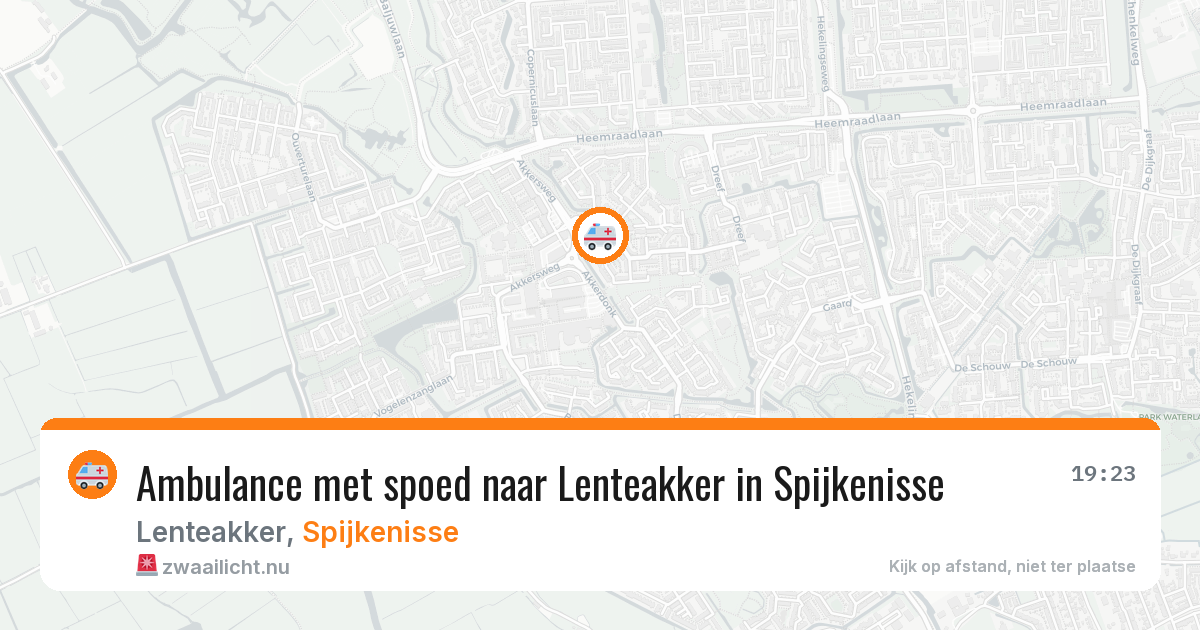 Ambulance met spoed naar Lenteakker in Spijkenisse — 1 apr 2026
