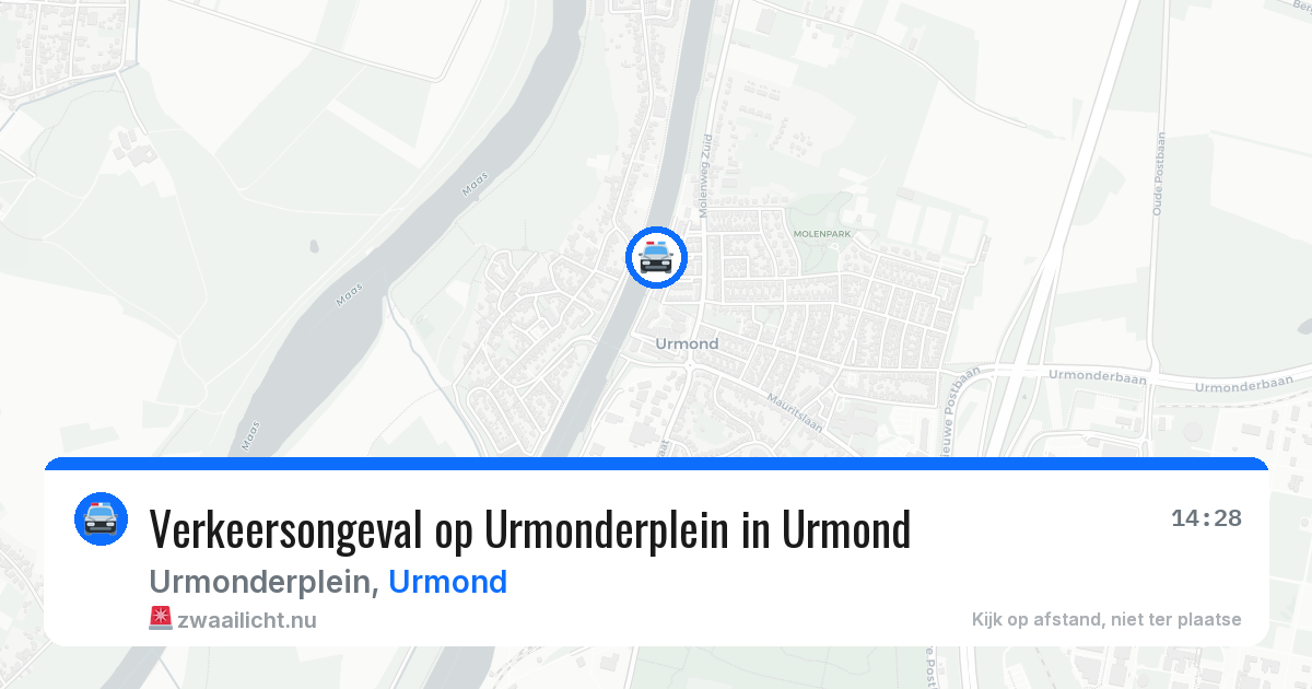 Verkeersongeval op Urmonderplein in Urmond — 1 jun 2026