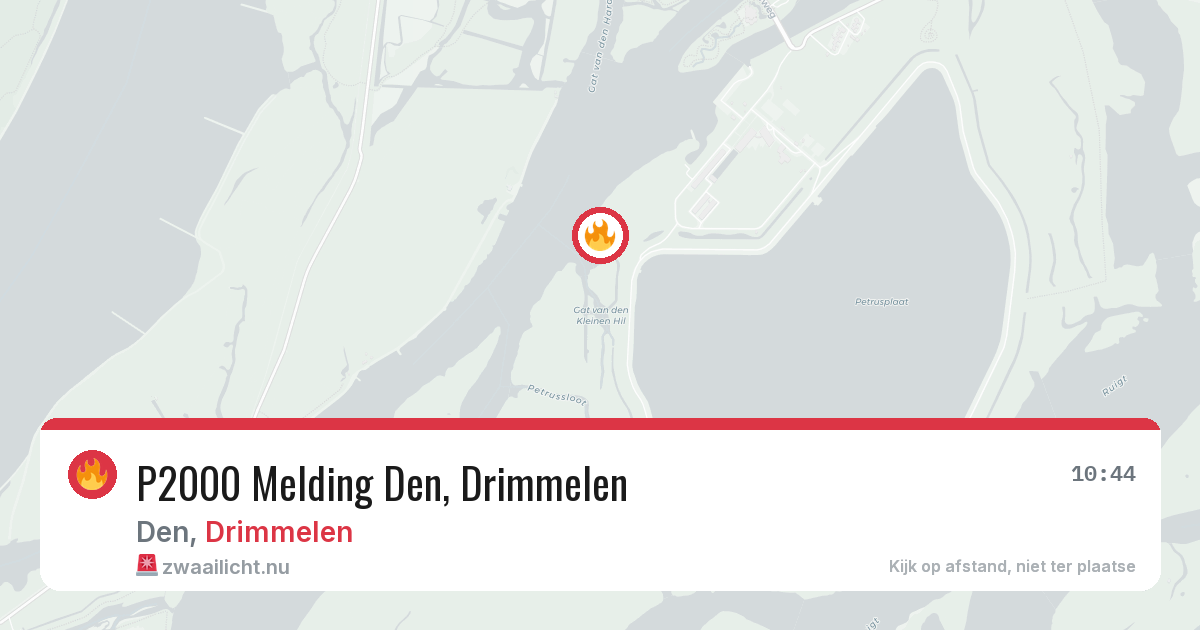 P2000 Melding Den, Drimmelen — 23 feb 2026