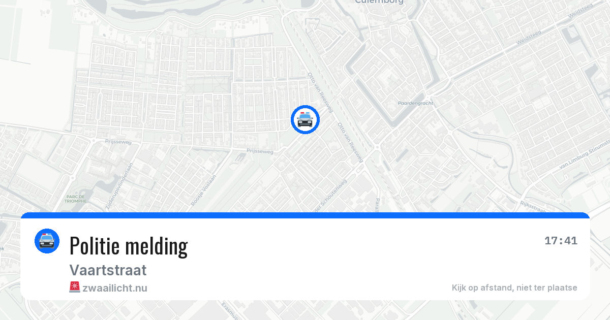 Politie melding — 4 mei 2026