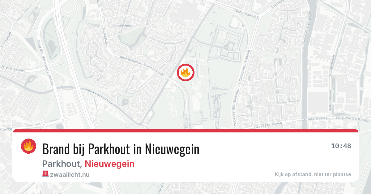 Brand bij Parkhout in Nieuwegein — 6 jun 2026