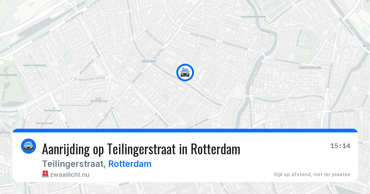 Aanrijding op Teilingerstraat in Rotterdam — 5 jun 2026