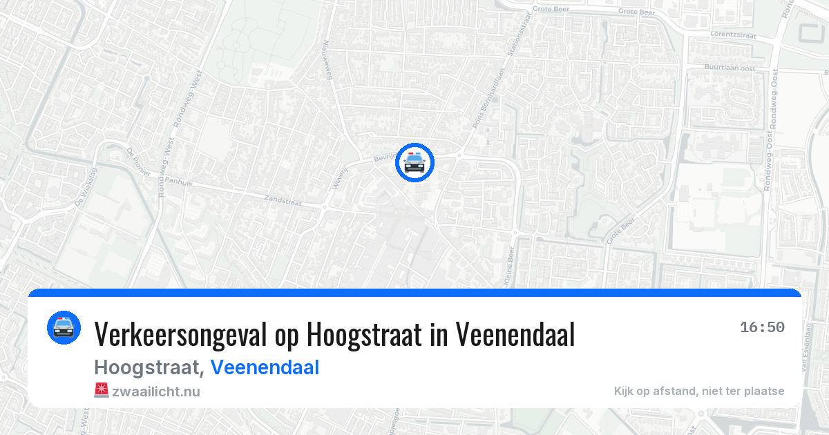 Verkeersongeval op Hoogstraat in Veenendaal — 2 jun 2026