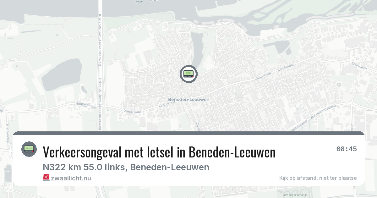Verkeersongeval met letsel in Beneden-Leeuwen — 11 jun 2026