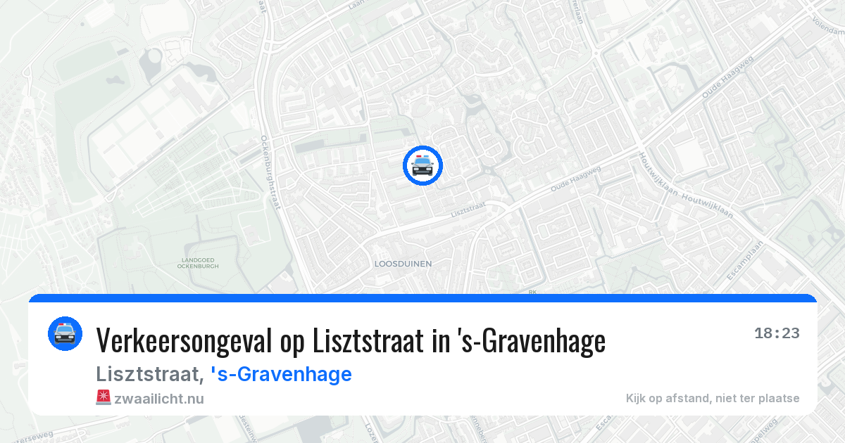 Verkeersongeval op Lisztstraat in 's-Gravenhage — 27 mei 2026