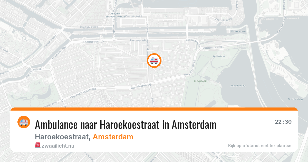 Ambulance naar Haroekoestraat in Amsterdam — 7 apr 2026