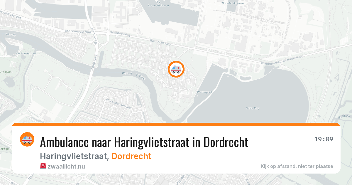 Ambulance naar Haringvlietstraat in Dordrecht — 5 jun 2026