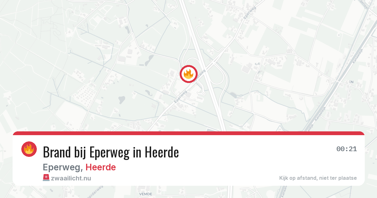 Brand bij Eperweg in Heerde — 10 apr 2026