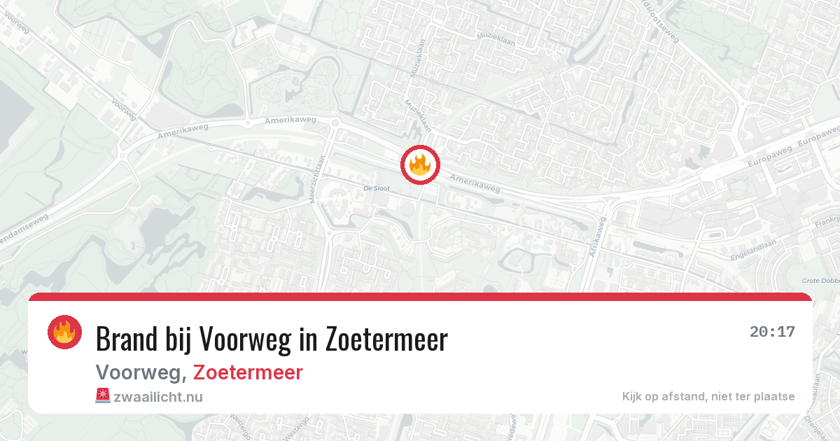 Brand bij Voorweg in Zoetermeer — 12 jul 2026