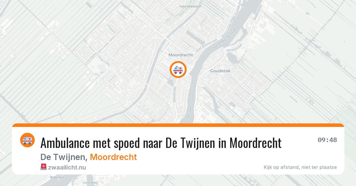 Ambulance met spoed naar De Twijnen in Moordrecht — 17 feb 2026