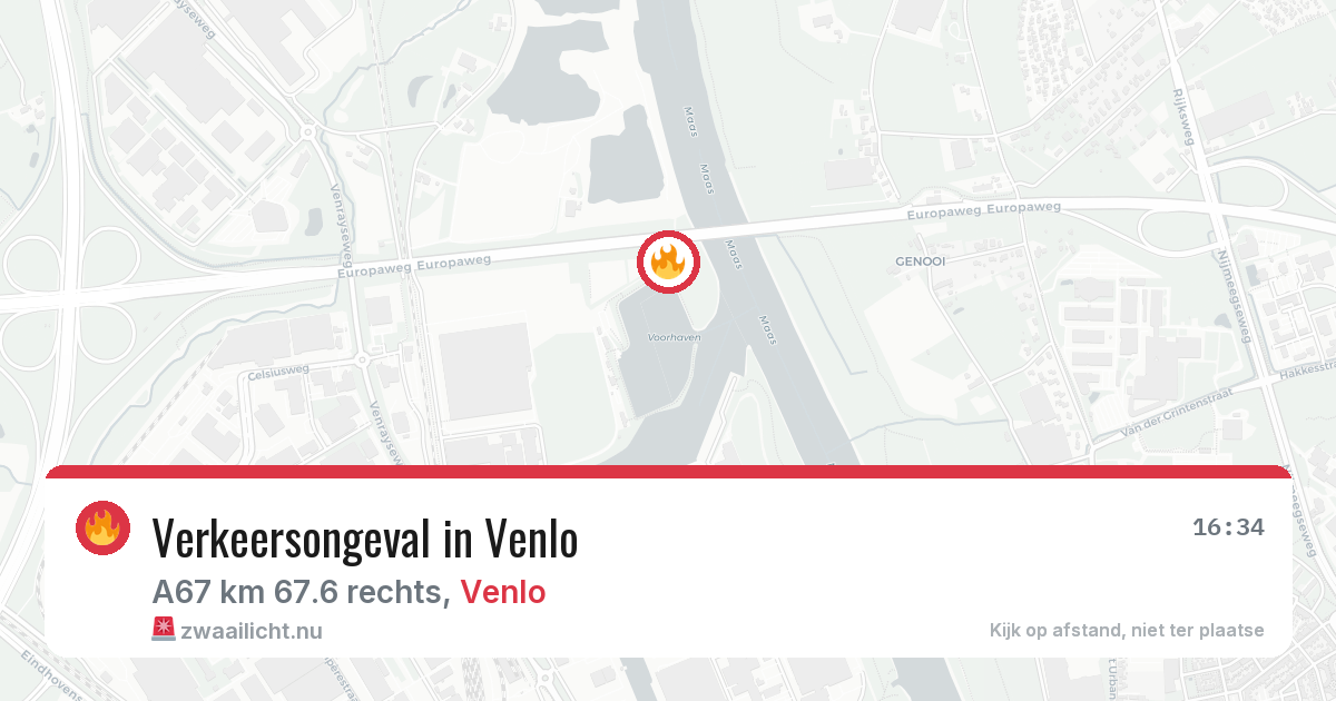 Verkeersongeval in Venlo — 22 apr 2026