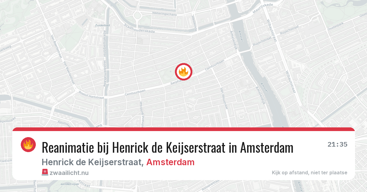 Reanimatie bij Henrick de Keijserstraat in Amsterdam — 26 jul 2026