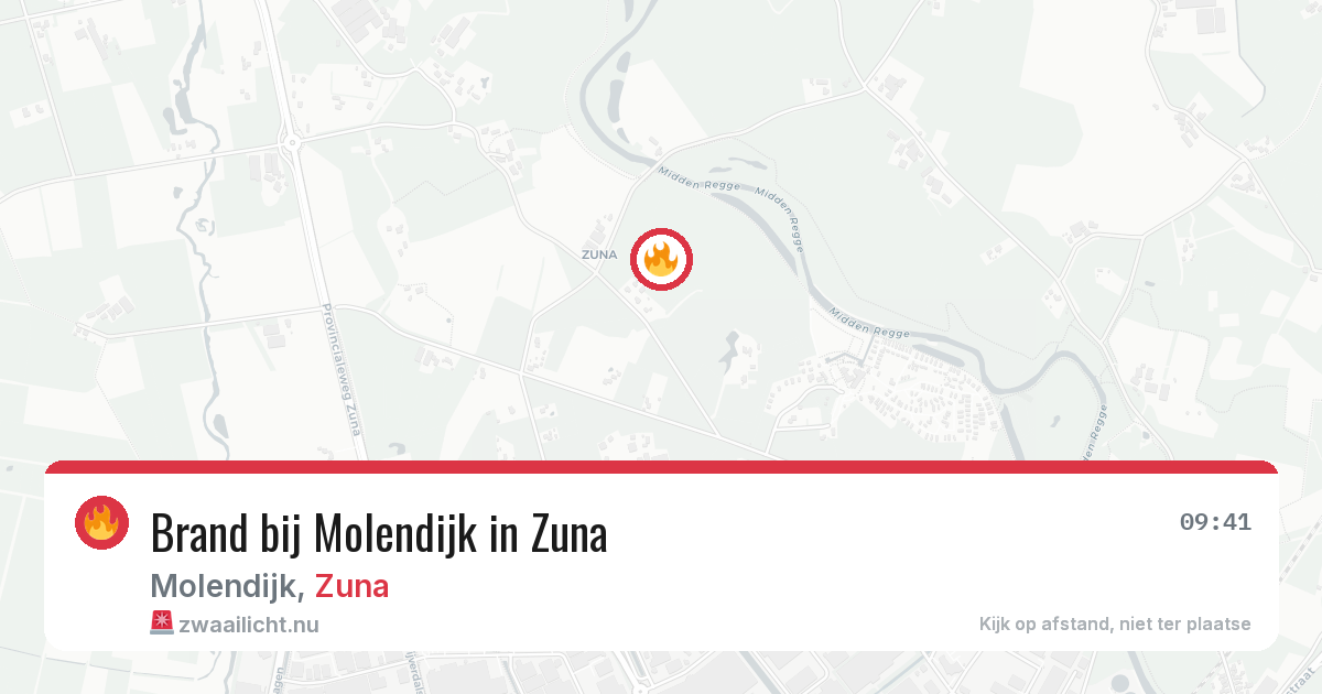 Brand bij Molendijk in Zuna — 5 jun 2026