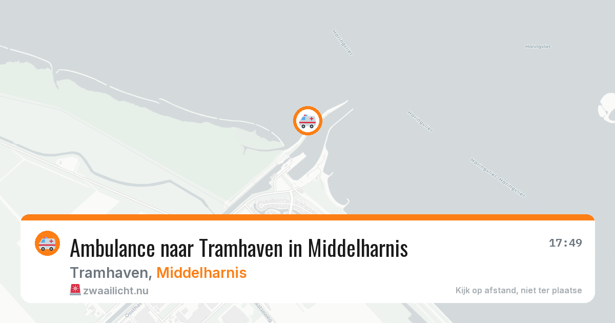 Ambulance naar Tramhaven in Middelharnis — 23 jul 2026