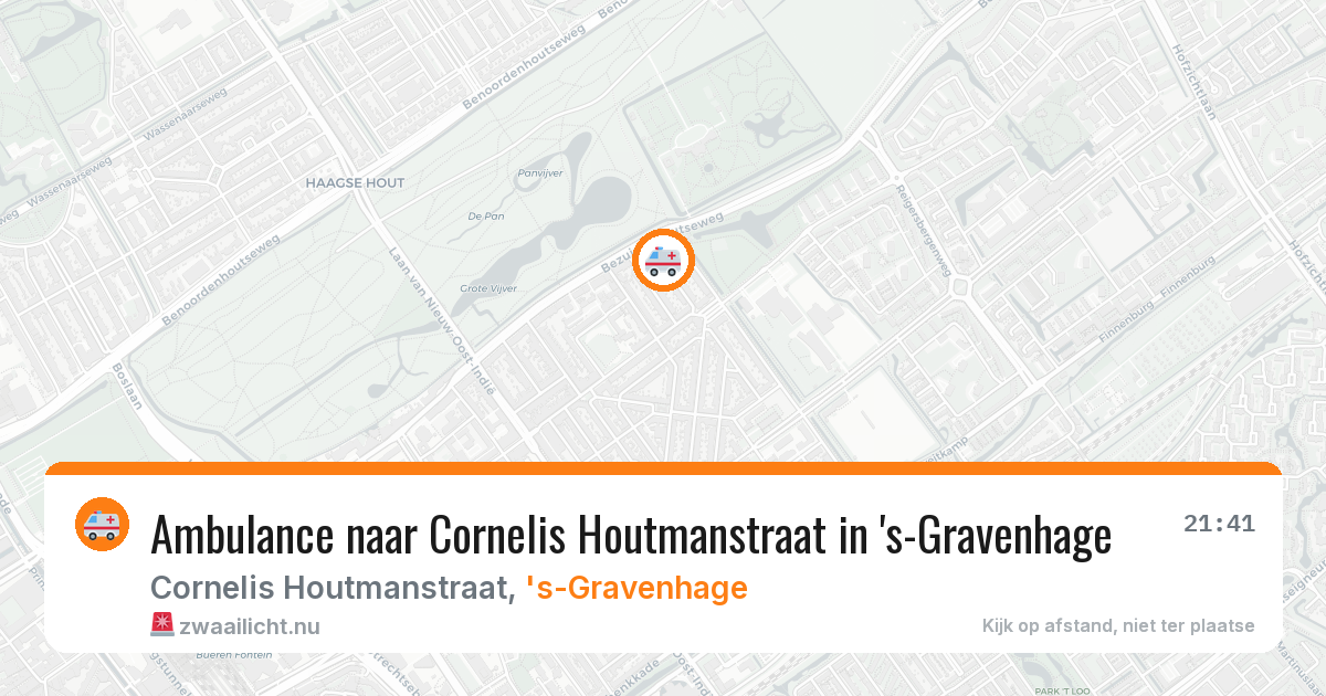 Ambulance naar Cornelis Houtmanstraat in 's-Gravenhage — 12 jul 2026