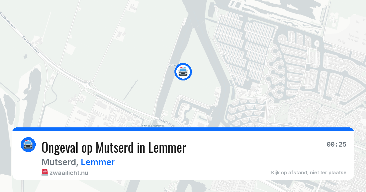 Ongeval op Mutserd in Lemmer — 6 jun 2026