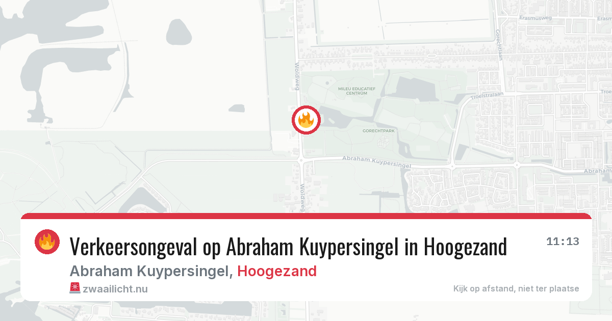 Verkeersongeval op Abraham Kuypersingel in Hoogezand — 15 jul 2026
