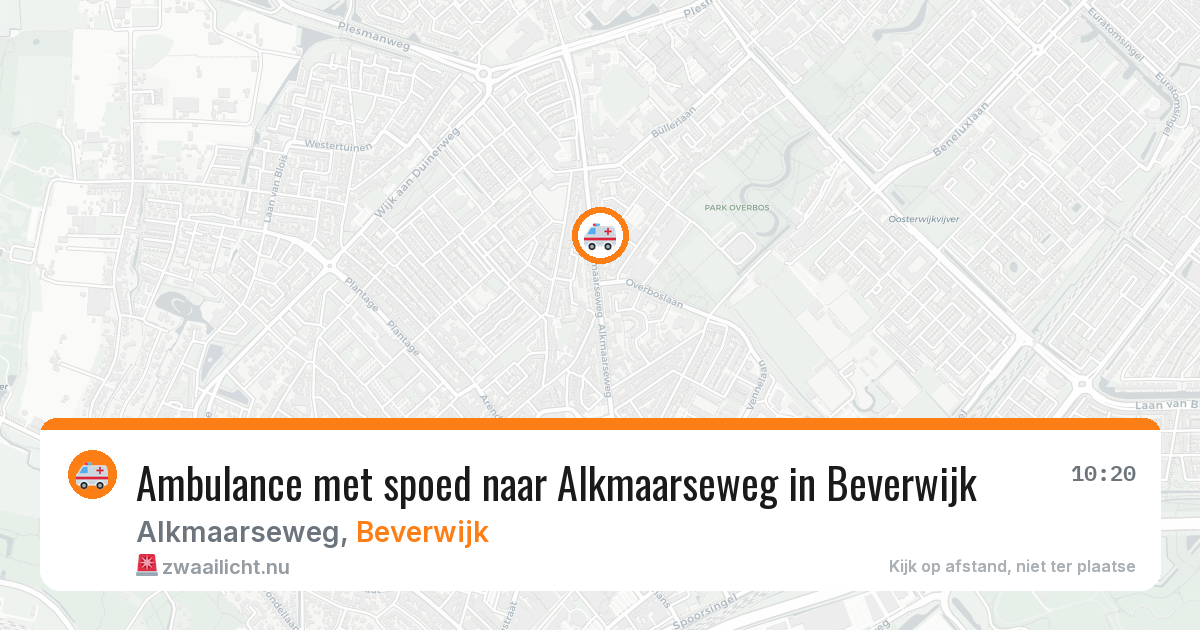 Ambulance met spoed naar Alkmaarseweg in Beverwijk — 15 feb 2026