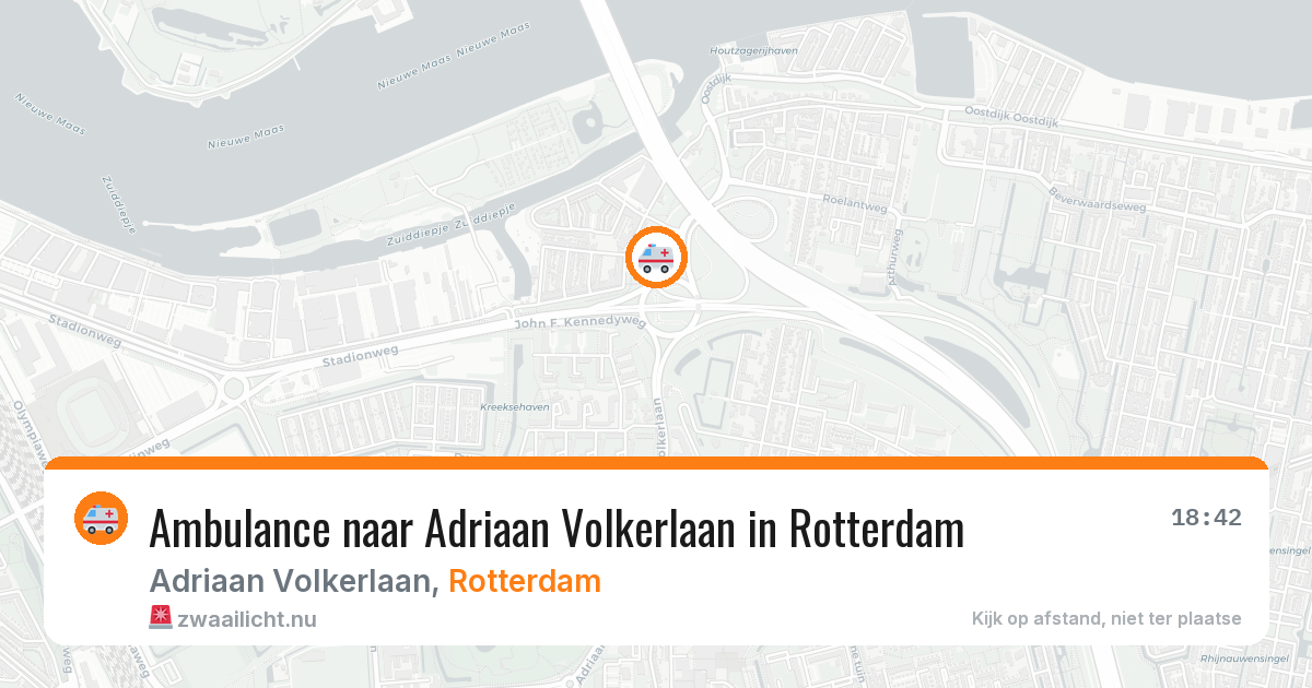 Ambulance naar Adriaan Volkerlaan in Rotterdam — 28 mei 2026