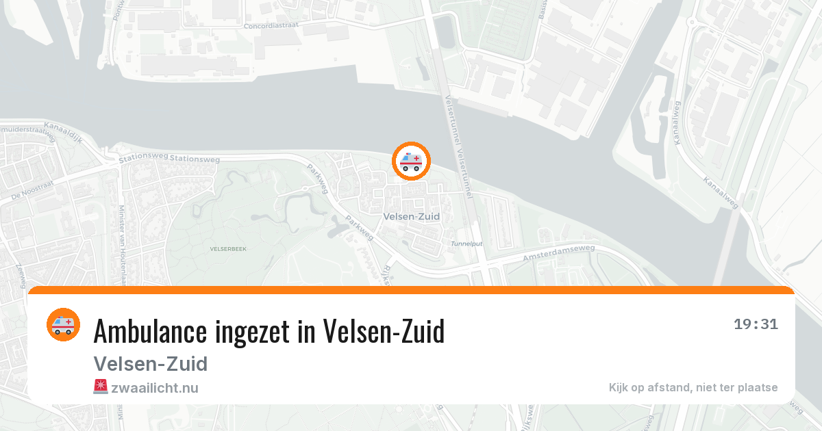 Ambulance ingezet in Velsen-Zuid — 11 jul 2026