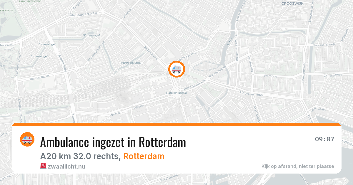 Ambulance ingezet in Rotterdam — 28 apr 2026