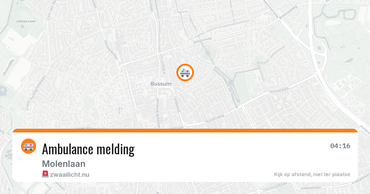 Ambulance melding — 26 jun 2026