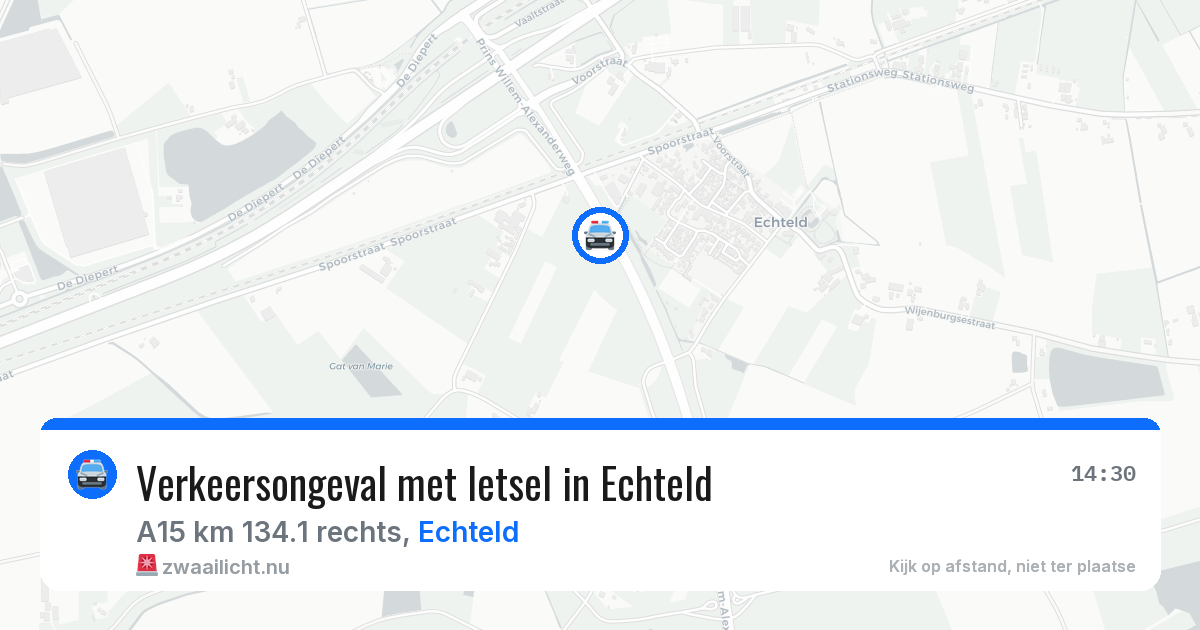 Verkeersongeval met letsel in Echteld — 5 jun 2026